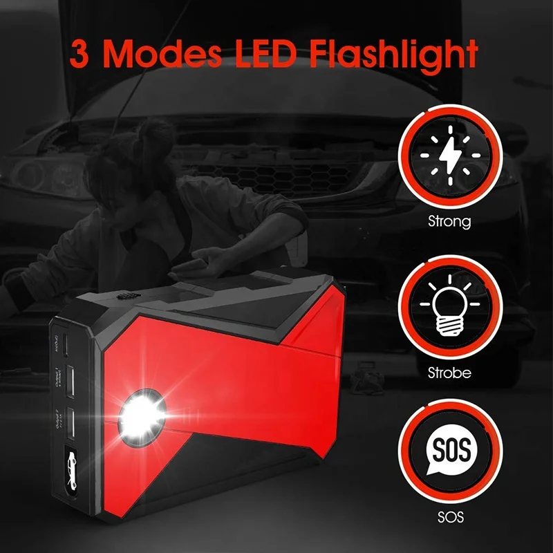 DBPOWER 1000A 12800Mah Многофункциональный портативный автомобильный