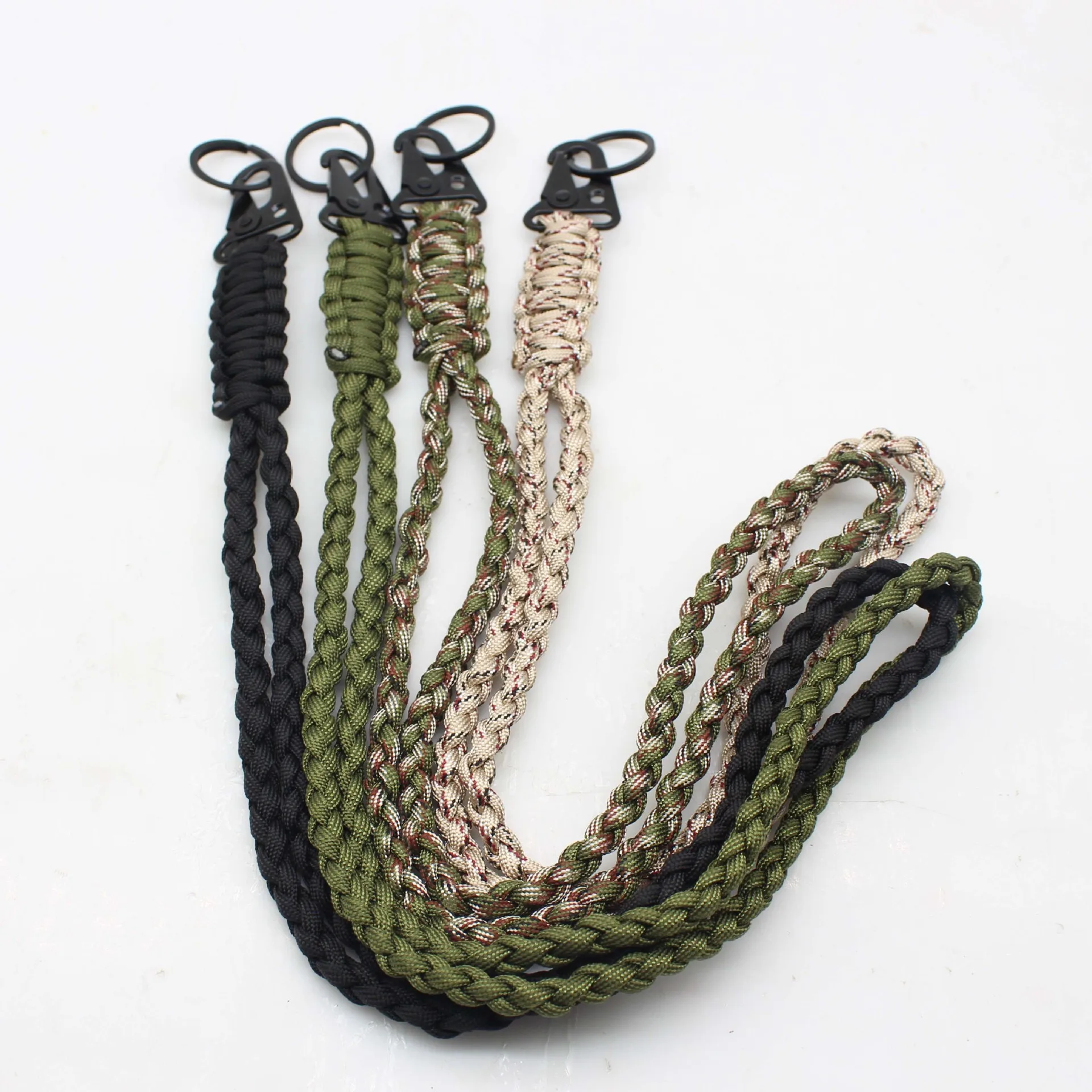 Hot-selling lanyard woven umbrella rope neck hanging rope mobile phone key chain