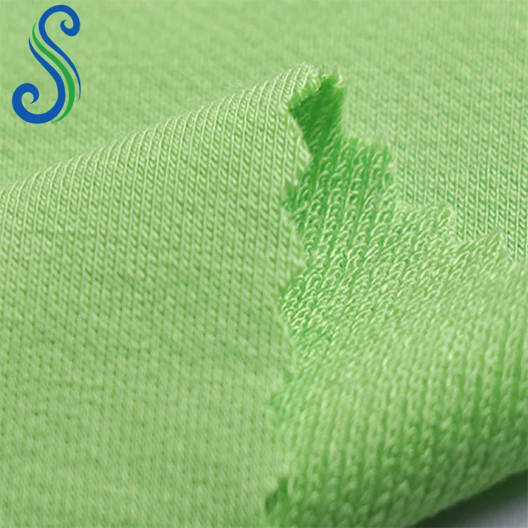 China Supplier Anti-Odor 95%Bamboo 5%Spandex French Terry Knitting Fabric for Hoodies Sweatshirt