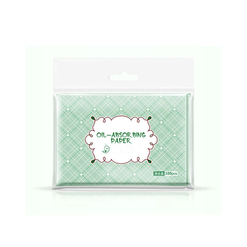 Facial oil blotting paper in pink color paper Oil Absorbent Sheets For Face