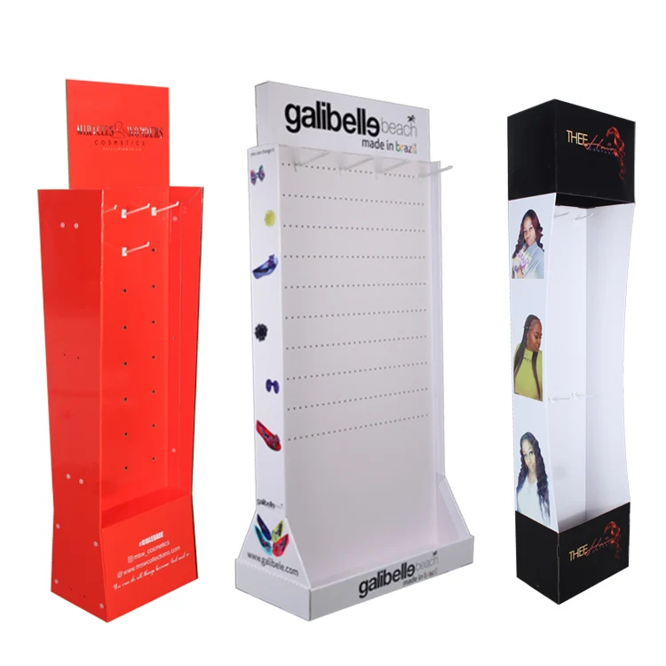 New Design Red Color Customized Free Standing Cardboard Air Freshener Display