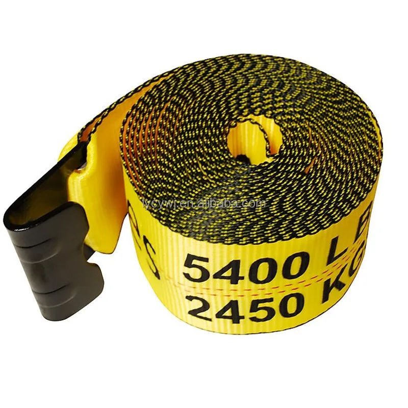 Heavy duty 5400 lbs cargo lashing control 10 tons 100 mm cargo flatbed 4 x 30 winch straps