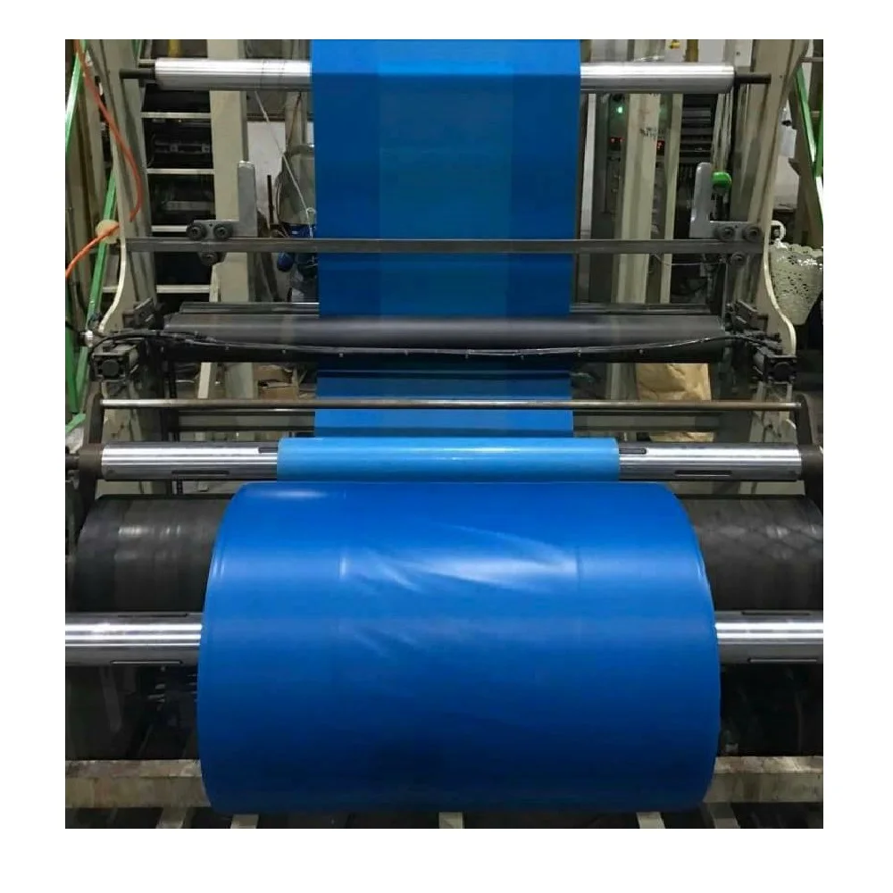 Custom High Quality Plastic Film/ Industrial Film/ General Purpose Film for Wrapping Blue Color from Manufacturer in Thailand