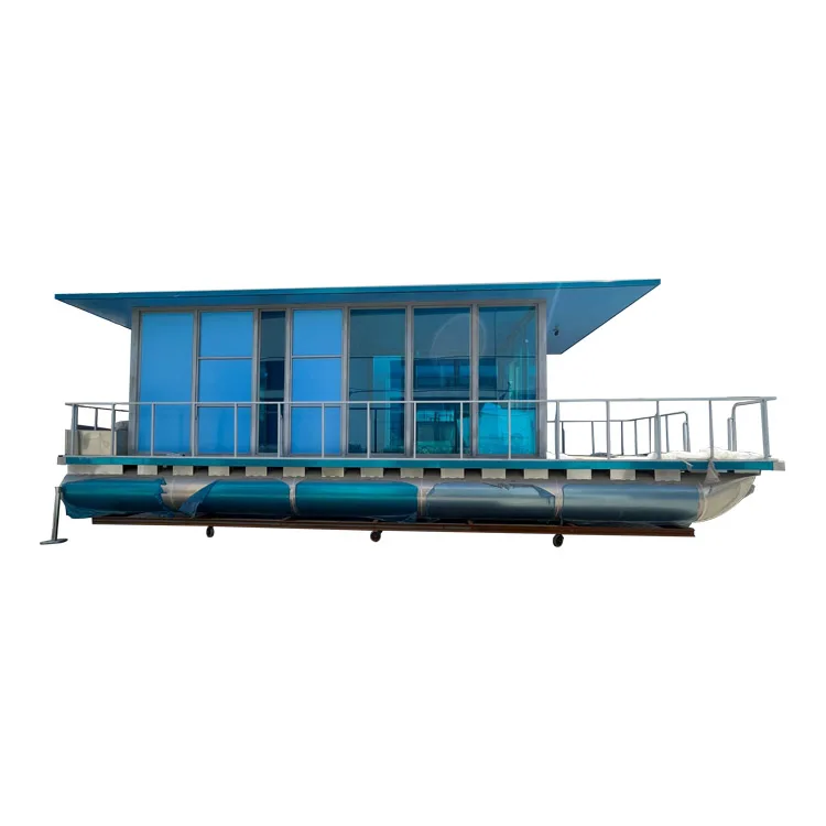 36ft Rental House Boat Aluminum 5083 Commercial Pontoon House Boat For Sale