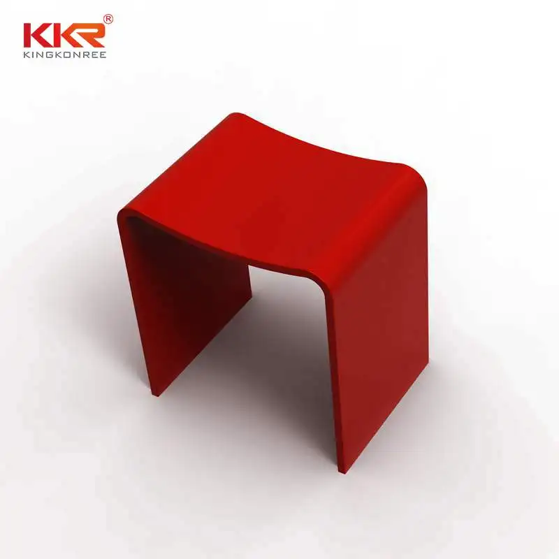 Customized style and color modern Design Shower Bath Stool Acrylic Shower Bench Bathroom Stool