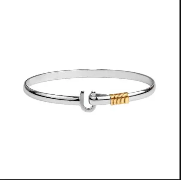 925 Стерлинговое серебро одна любовь ямайский браслет из титана с золотого цвета запахом