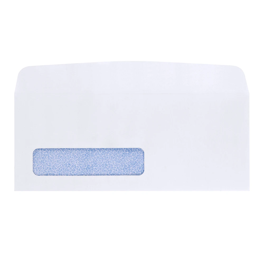 hot Release Peel Seal Self Adhesive Double windows Security Paper invitation envelope Cash Envelope