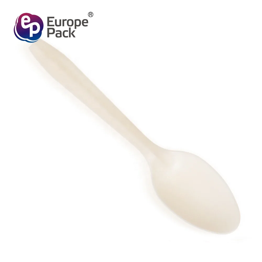 
Inflight disposable cutlery nature plastic chinese soup spoon for sale 
