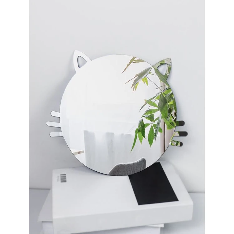 Luxury Miroir Adhesif Mural Mirroir Autocollant Cartoon Rabbit Mirror