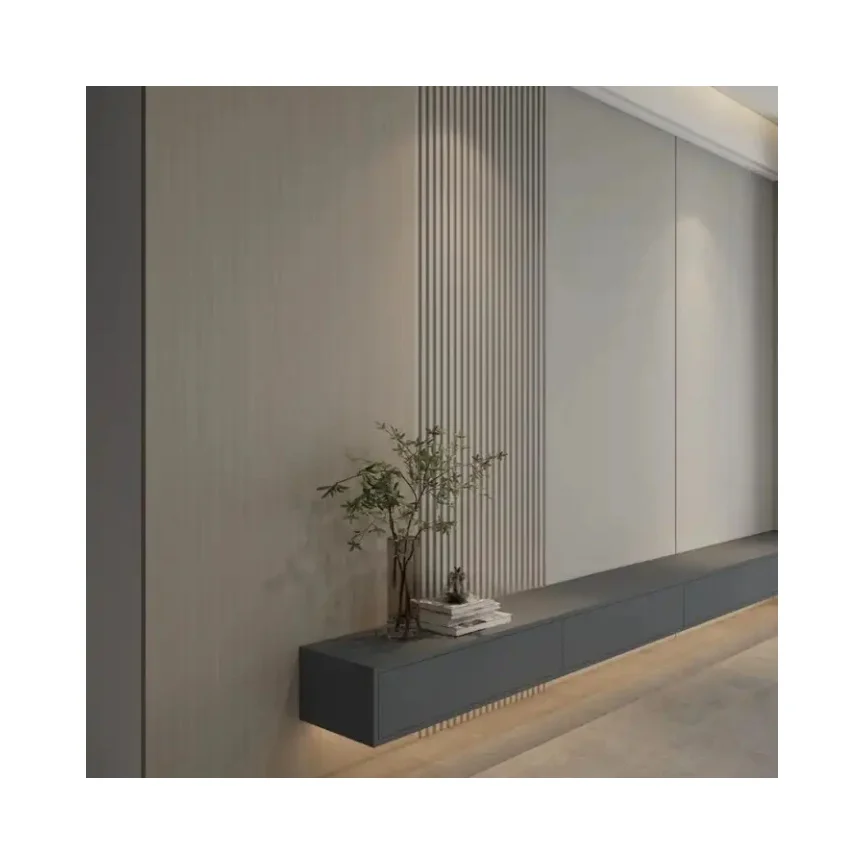 HZSY WPC Balcony Beautiful Decorative Panel Luxury Color House Wood Wall Panel Wood Composite Panel Interior