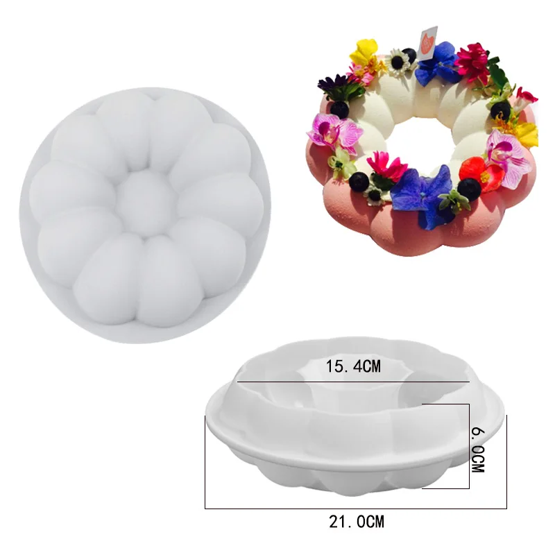 Customizable DIY Silicone Cake Moulding Equipment Halloween Pumpkin Silicone Cake Mould