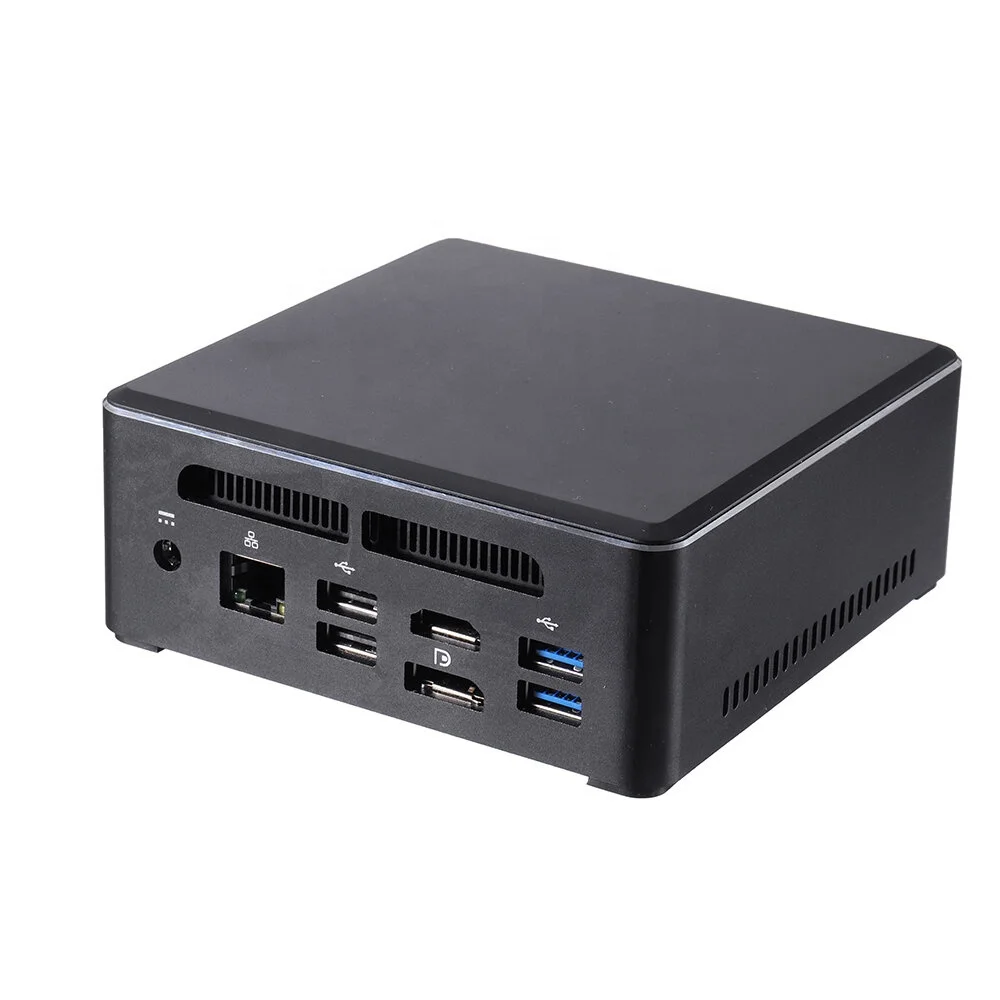 Latest NUC Mini PC AMD R5 2500U Turbo 3.6GHz DDR4 NVME SSD Radeon Vega8 Graphics DP HD 4K Small Desktop Gaming Computer Barebone