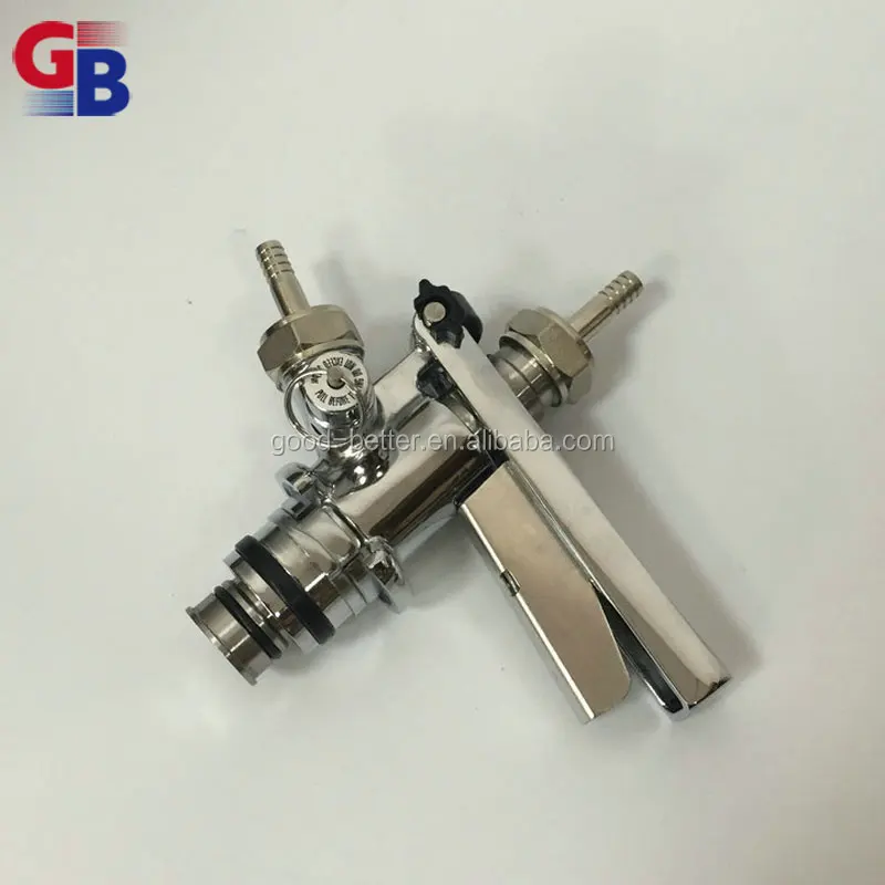 Hot selling Brass chrome plated U system keg spear valve