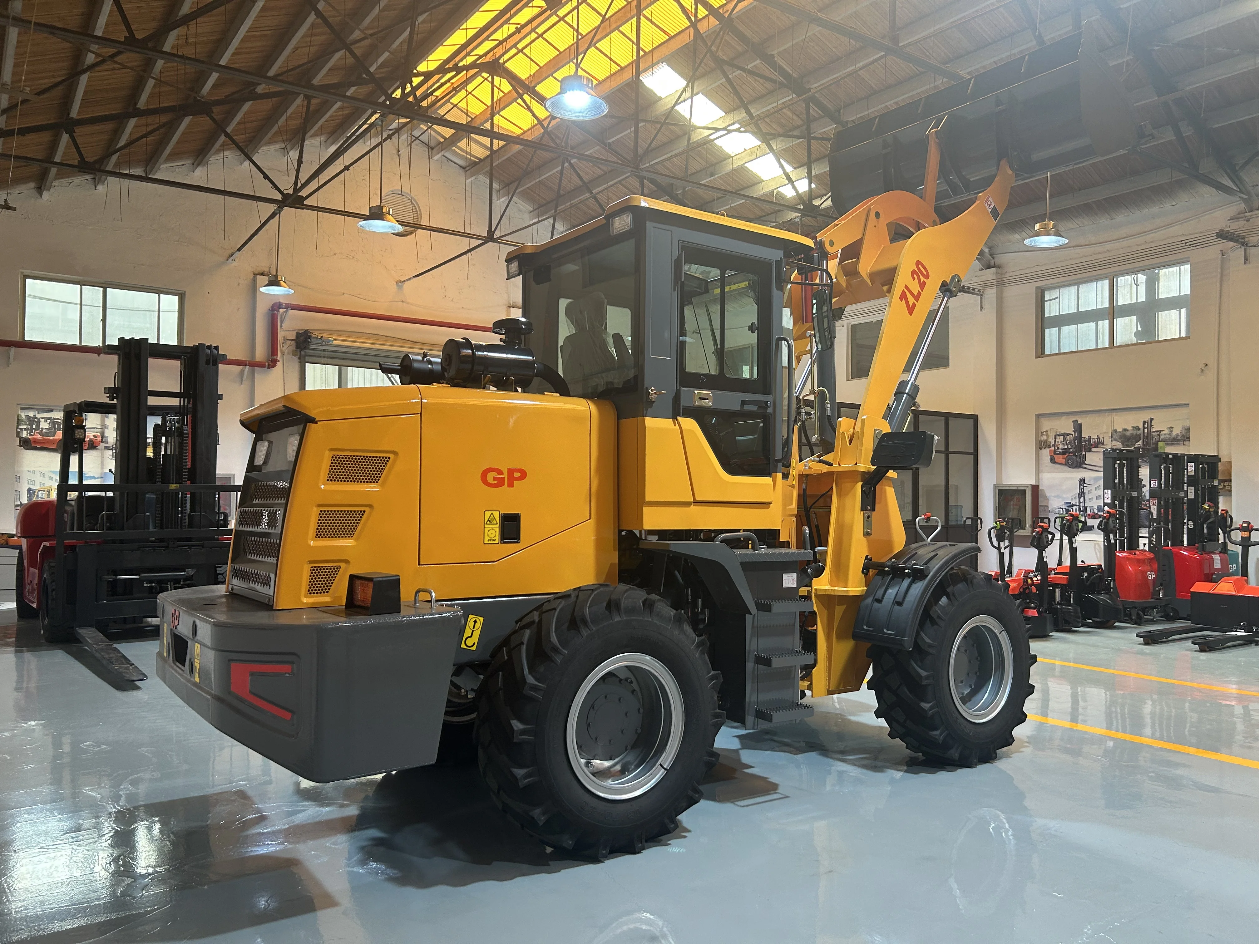 Chinese Mini Wheel Loaders Diesel Front End Loader Mining Construction Machinery Earth Moving Equipment  Bucket Loaders