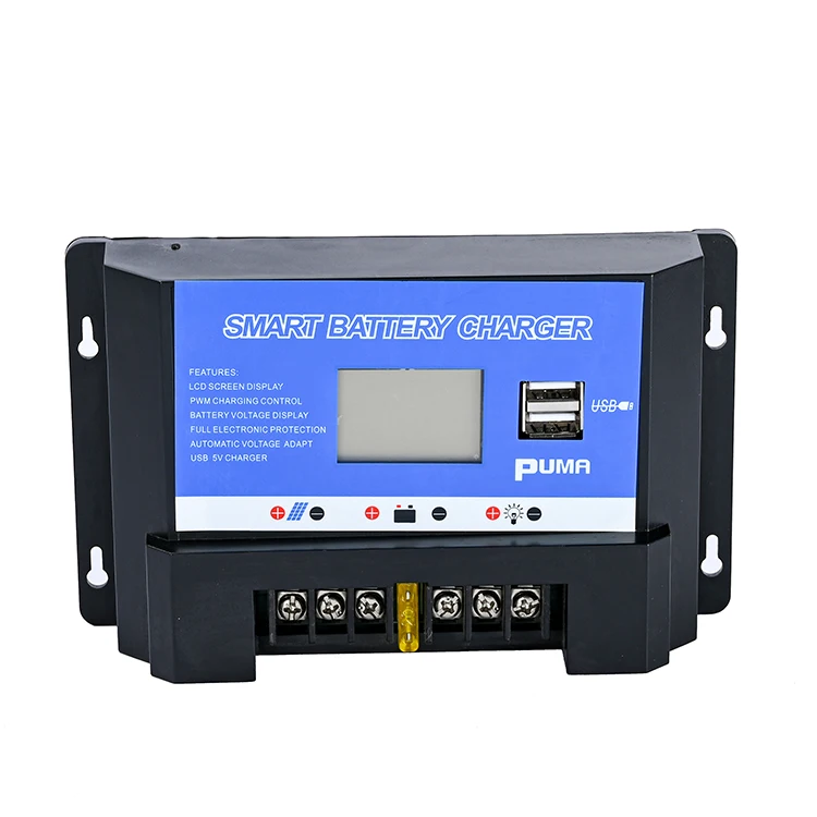 Solar Panel Pump Regulador Solar PWM Solar Panel Charge Controller 12volt 12v 24V 10A 20A 30A 2 USB For PV Module System