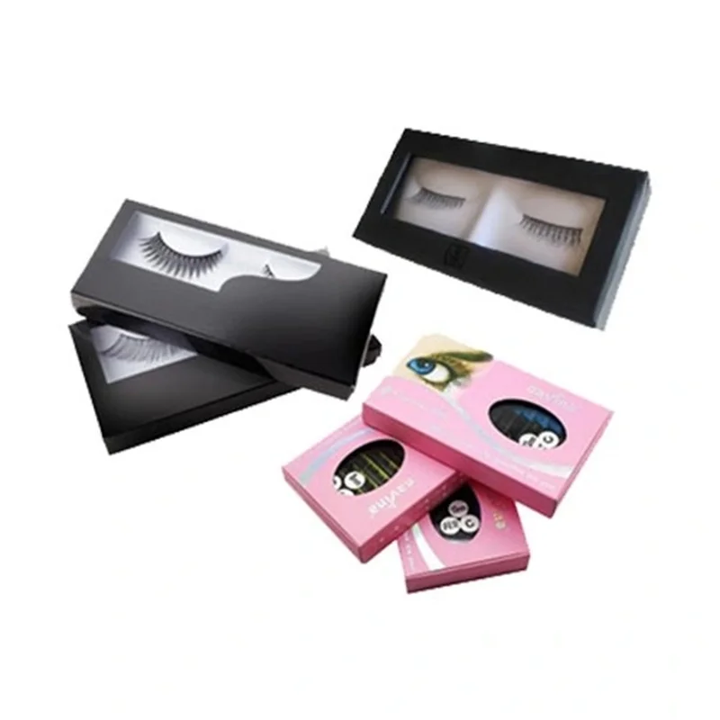 Custom Black And Gold Magnet Eyelash Lipstick Boxes Flip Cosmetic Gift Set Matte Packaging Box Product Packaging With Insert