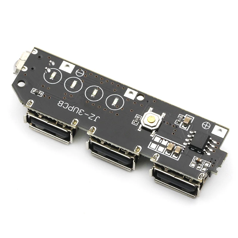 RDS Electronics- 5V 1A 1.5A 2.1A 3 USB Power Bank Charger Circuit Board Step Up Boost Power Module