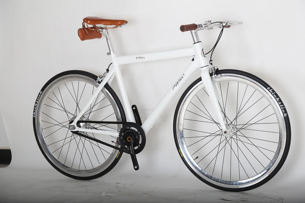 Fast Shipping Electric Vintage Bike 700C Babymaker Single Speed Racing Bike 250W Shengyi Motor Air Samsung Battery