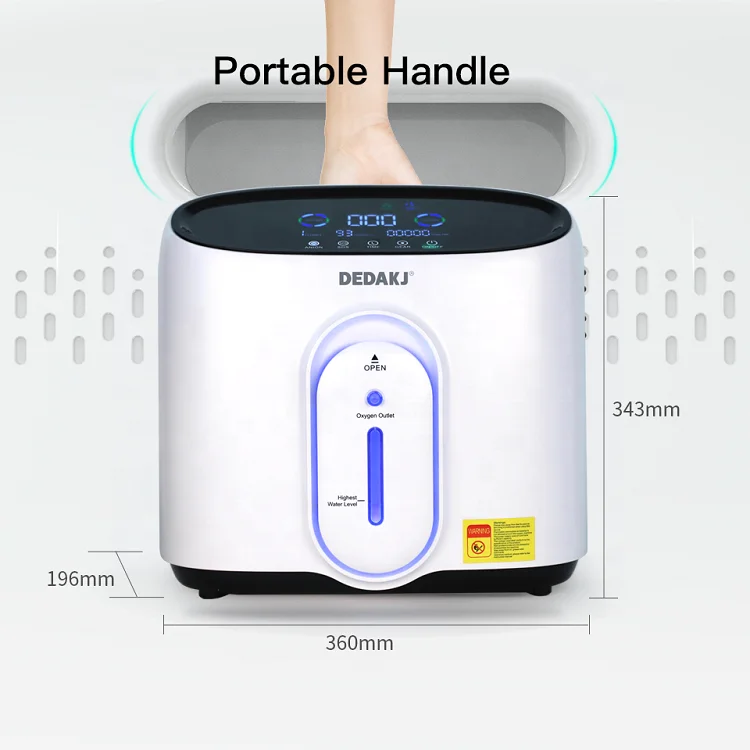Russia Warehouse Free Shipping DE-Q1W-E 1-8L Oxygen Concentrator,Hot Sale Portable Dropshipping Oxygen Machine