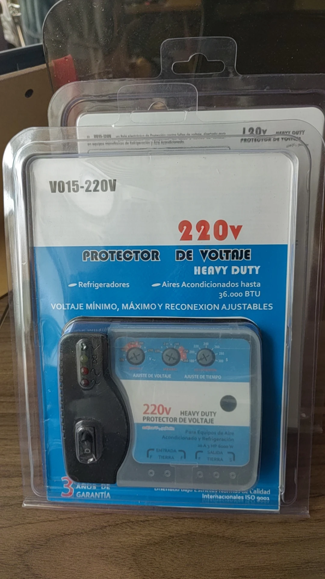 Протектор напряжения V015 220V 50/60HZ для кондиционера