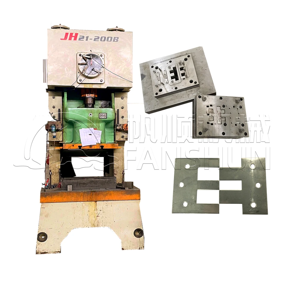 Metal  Continuous forming Flush Cabinet hinge stamping mold Automatic stamping and crimping mold cutting machine production line