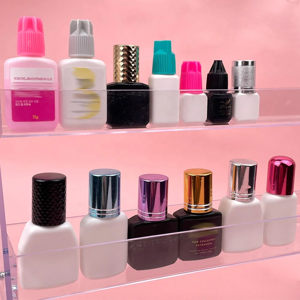 Latex Free Waterproof Super Strong Waterproof Strip Lash Glue Custom 1 Second Lash Glue No Residue Lash Glue For Sensitive Eyes