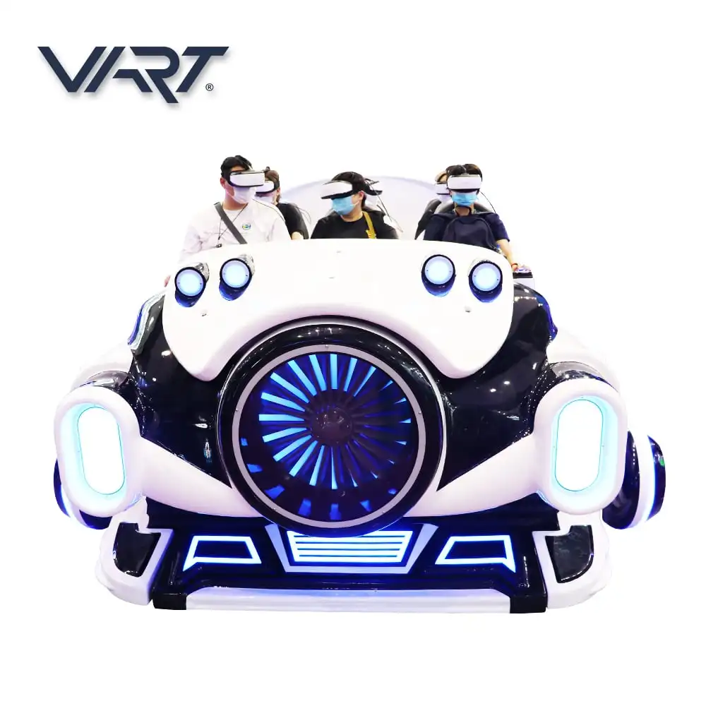 VART Attractive And Immersive High Benefit Amusement Park Six Seats Virtual Reality Game