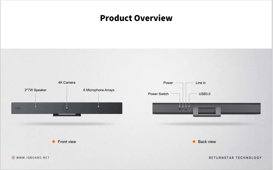 Камера JoinOneHY200 4K ePTZ микрофон динамик видеоконференции голосовое отслеживание