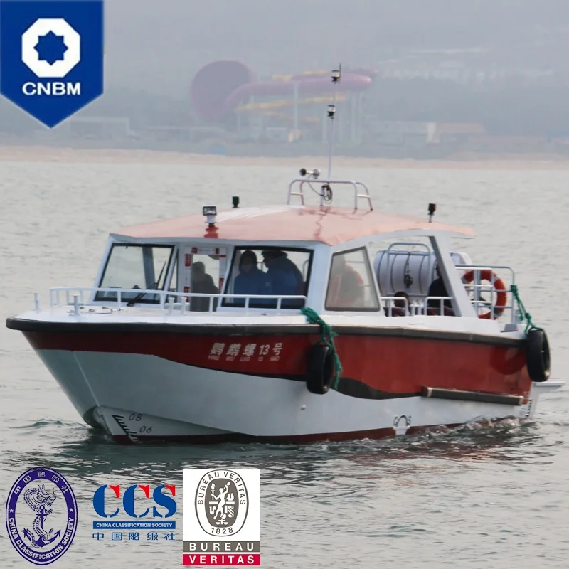 
36ft 20 Seats 30 Knots All Welded Deep V Hull Aluminum High Speed Water Taxi Cruise River Passenger Boats for Sale with Prices 