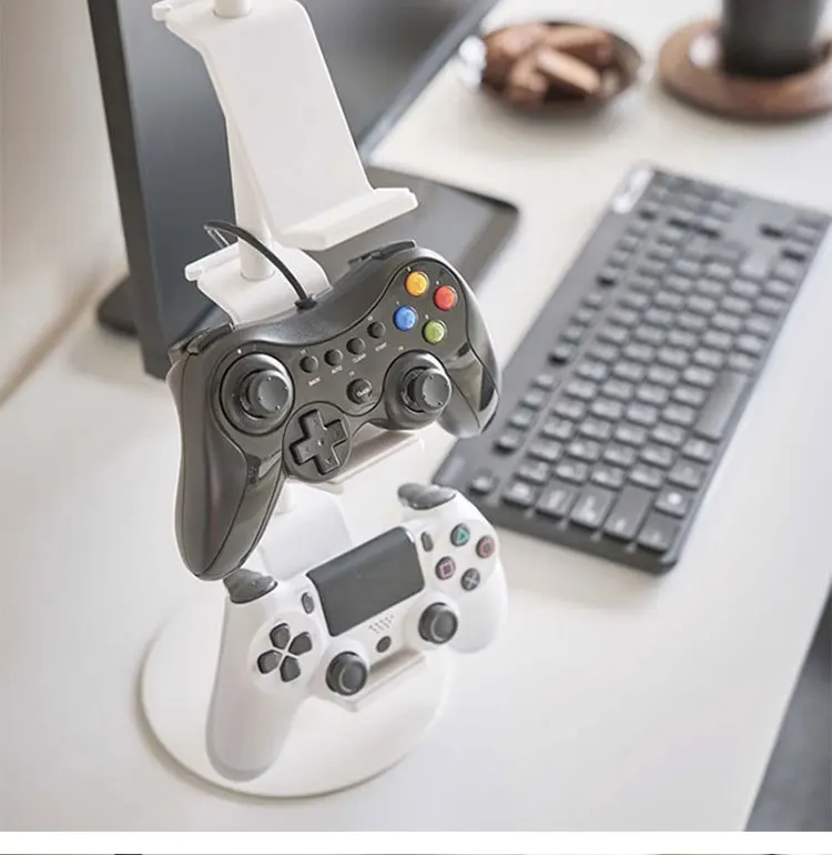 Multifunctional game handle storage rack headset remote control TV desktop organizer rack