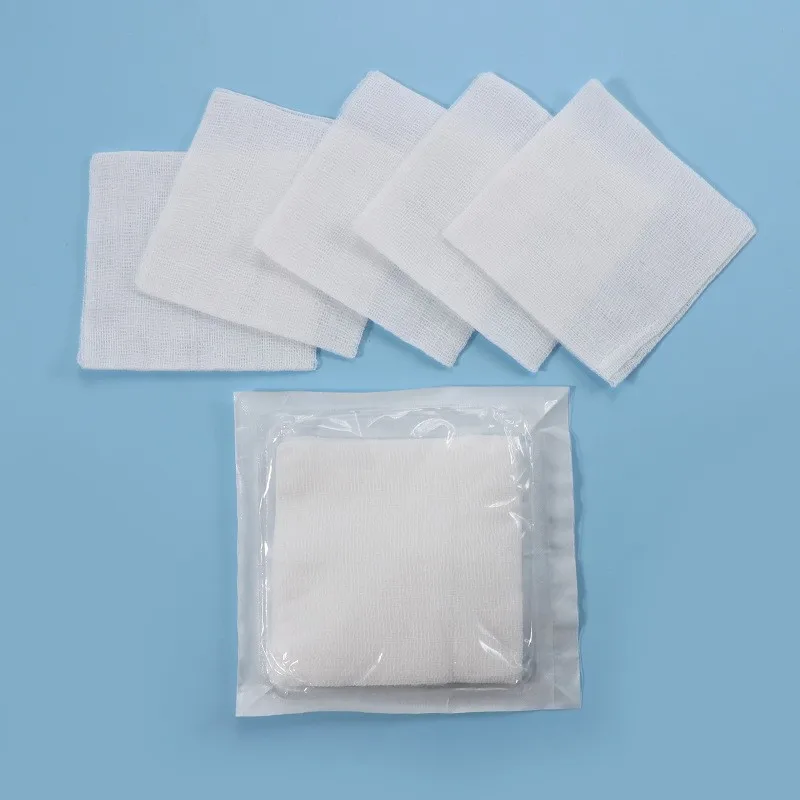 sterile gauze pad gauze swab with different type packaging