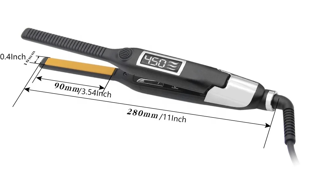 2 In 1 Curling Salon Straightener And Curler Ironing Professional 2 In 1 Hair Straightener Ceramic Coating Flat Iron