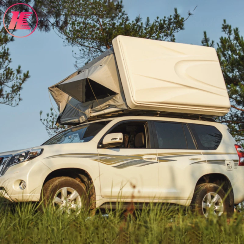 Outdoor Travel 3-4 Person Rooftop Tent Camping Car Roof Top Tent Car Awning Tent For Wholesale