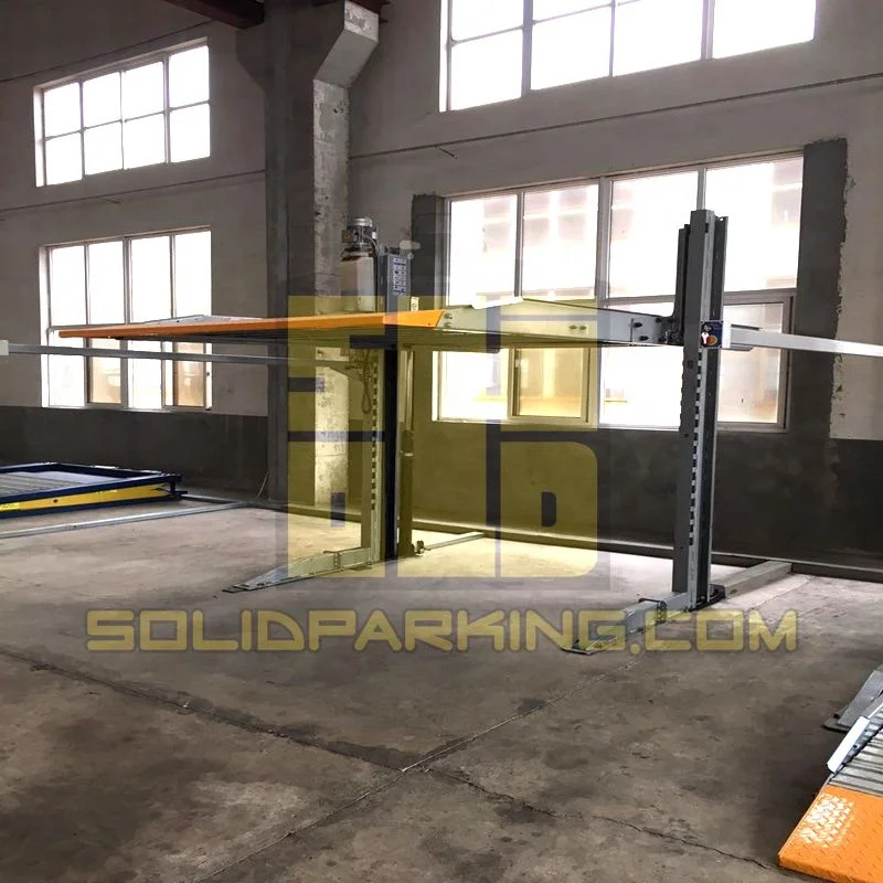 SOLIDPARKING 2 Post Vehicle 3.2t Car Stacker  Parking Equipment Car Lift For Basement