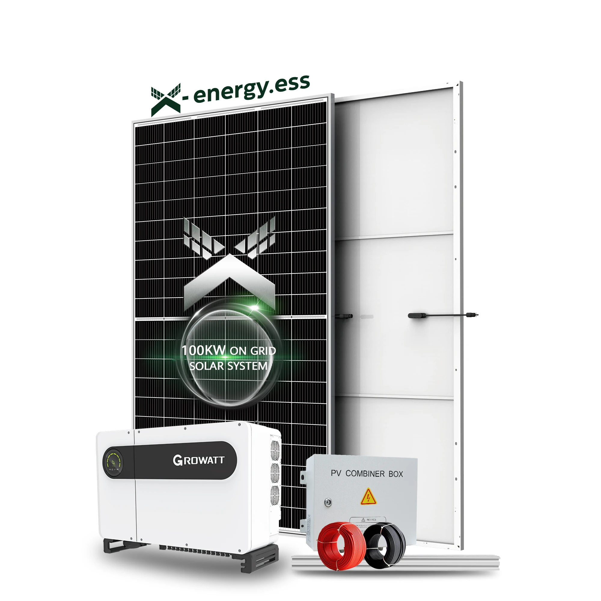 Solar panels factory 80KW on grid solar system 100KW 300kw 500kw Solar Power Plant System