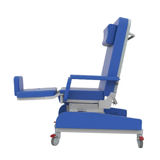 Hospital Furniture Manual Control Reclining mobile Treatment Chair Blood