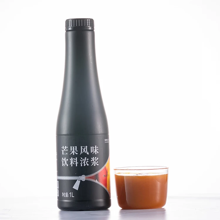 Mango Juice Concentrated Fruit Multi Flavor Drink for Bubble Tea Use Juice Beverage Bottle Packaging