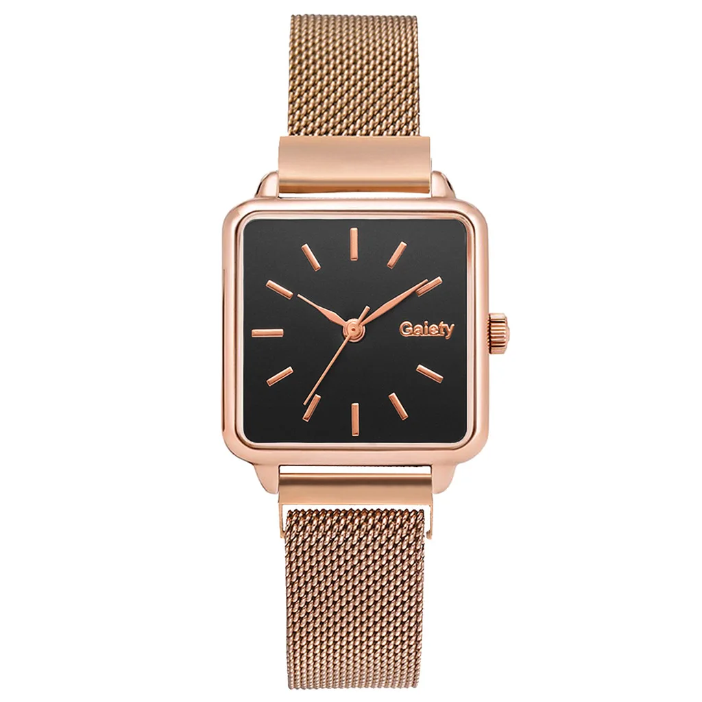 Magnetic Buckle Quartz Watch Diamond jewelry Lady Watch Set 5 Piece Bracelet Necklace Earrings Ring Watch Set For Women Gift Set