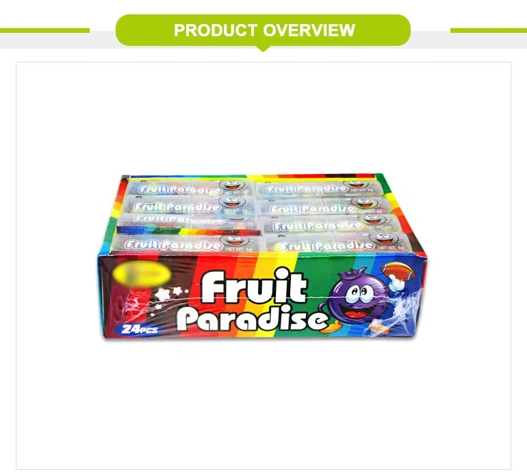 Competitive price The best selling fruit flavoured delicious 2-in-1 candy - Bubble candy big can bubble gum