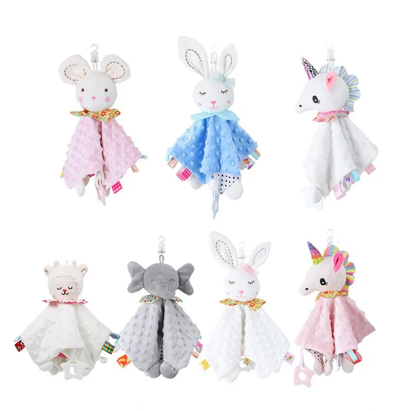 Wholesale Plush Fill Toy Cute Cartoon Animal Children Toys Sleep Plush Fill Toy High Quality Baby Soothing Doll