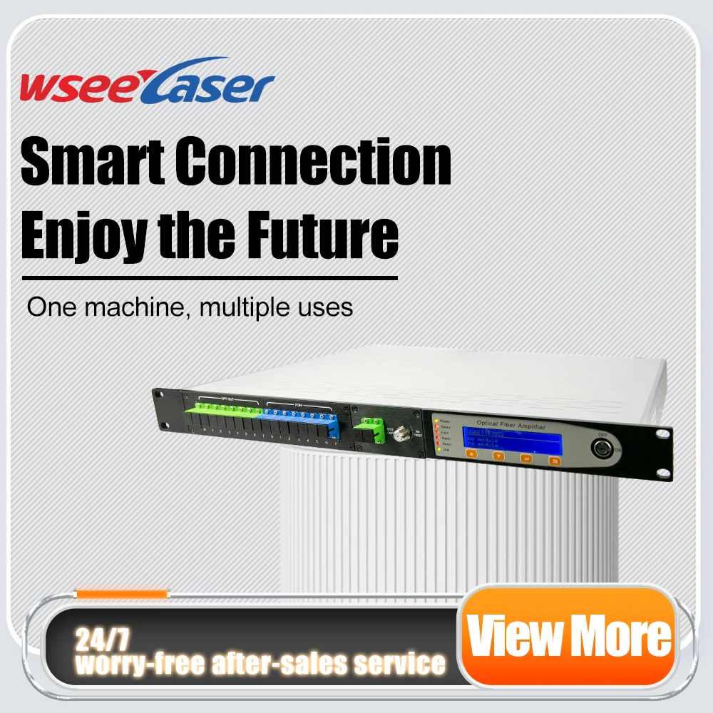 EDFA  8 16 Port 19 22 23 dBm PON 1550nm Optical Amplifier