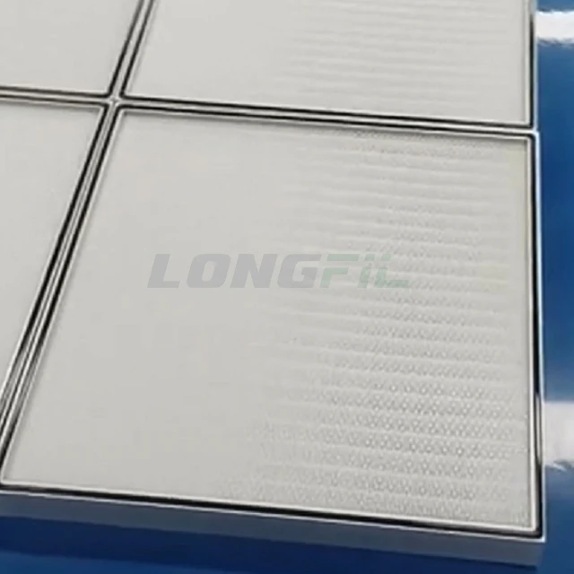 Industry Use Air Filter H13 H14 GMP ISO 610*610 592*592 Manufacturer Factory Price Mini Pleat HEPA Filter for Clean Room
