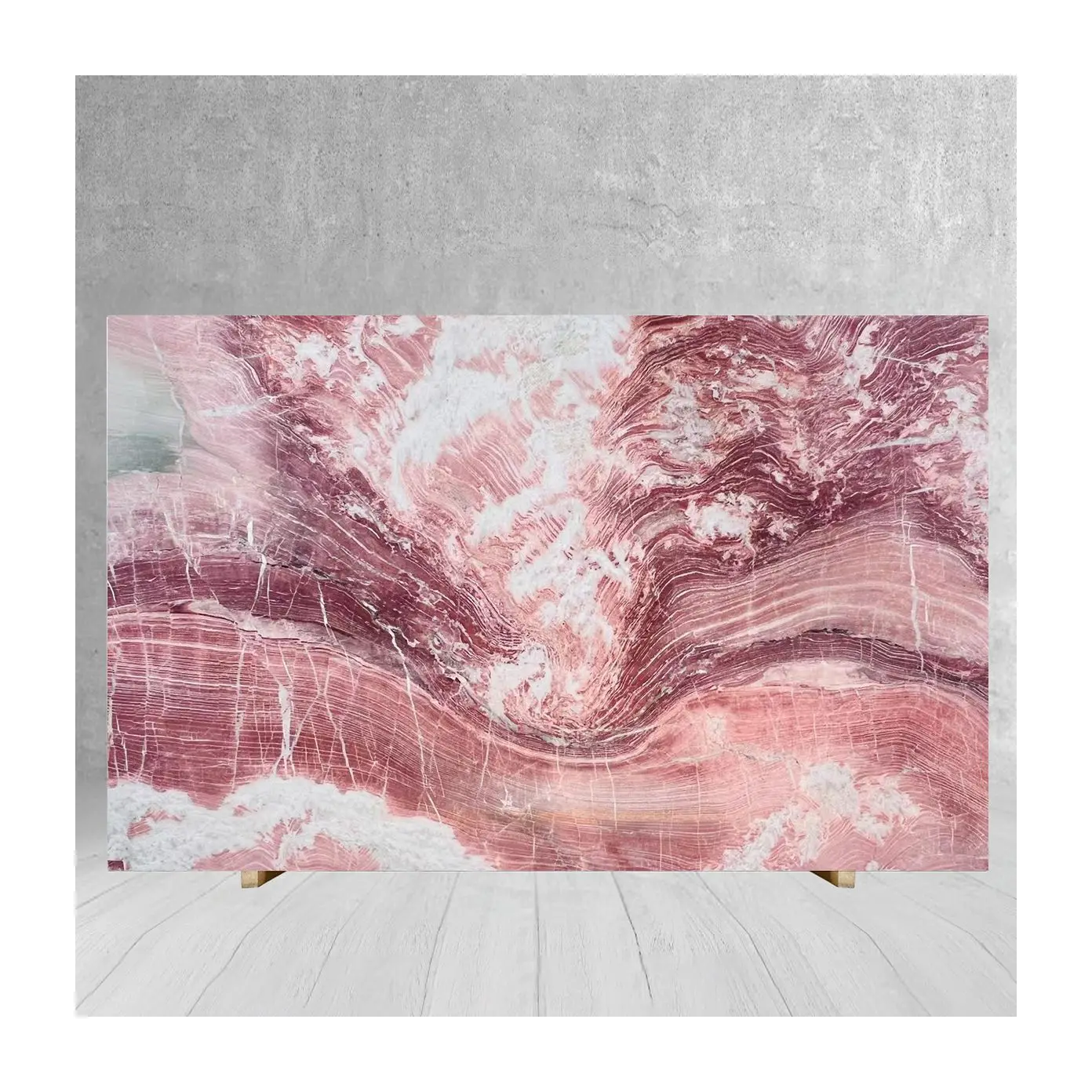 Luxury White Pink Onyx Marble Slab Quartzite For House Decoration Projects Floor Tiles Wall Panel Kitchen Countertops