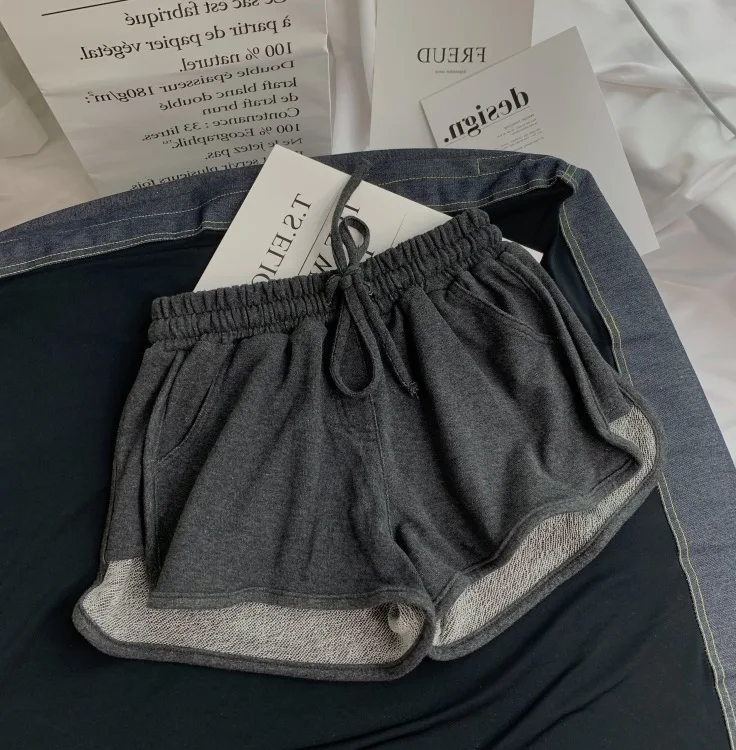 Wholesale Women Custom Cotton Blank Gym Jogger Sweat Shorts