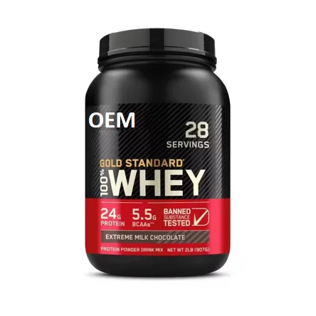 Healthcare supplement products gold standard by protein powder 80% gym protein powder good for muscle and daily fitness