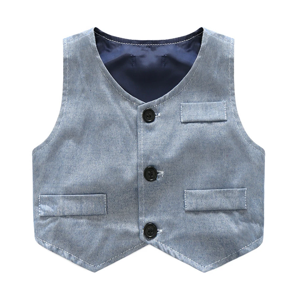 
Mudkingdom Newborn Boy Clothing Sets Toddler Suit With Waistcoat Dressy Baby Boy Clothes 