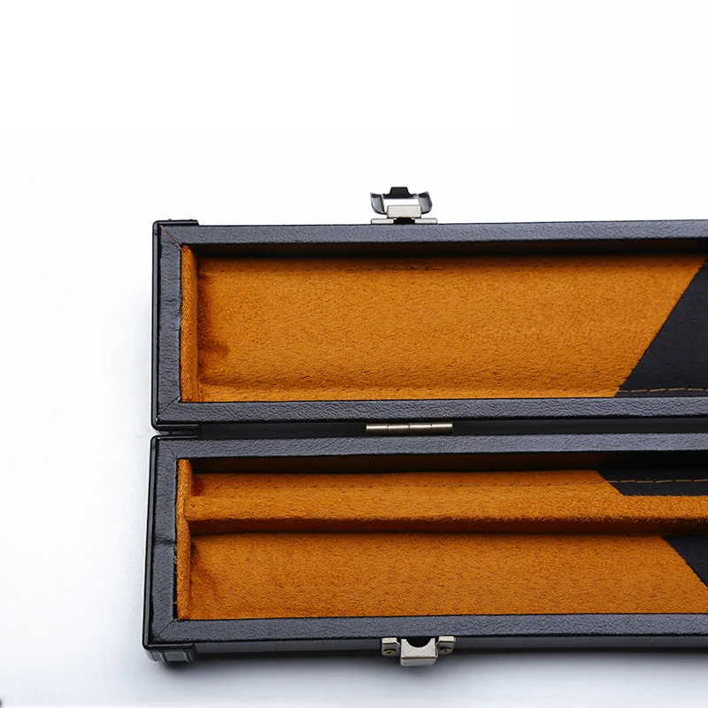 
LP leather & wooden cue case in 48 inch can hold a 3/4 joint snooker cue and a mini butt 