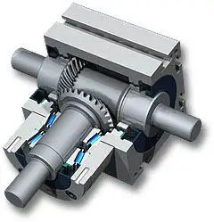 aluminum small 1 pto bevel gear box