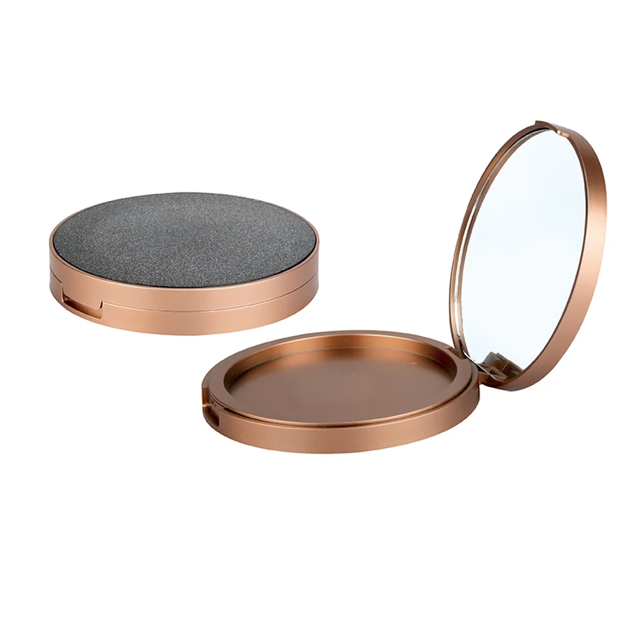Luxury miss rose single compact powder case empty blush compact packaging
