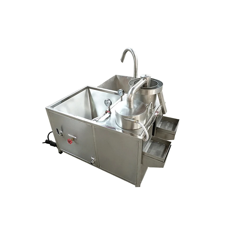 Automatic Sesame Wheat Millet Sorghum Washer And Dewatering Machine Mung Bean Quinoa Cleaning And Drying Small Grain Cleaner
